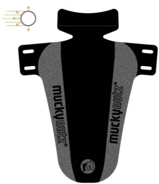 Mucky Nutz Mini Face Lightweight RoadGravel Bike Front Fender