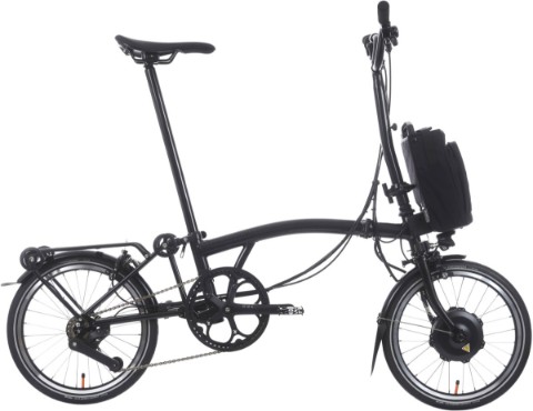Brompton Electric P Line 4 speed With Roller Frame Nearly New High Handlebar Brompton Electric P Line 4 speed With Roller Frame Nearly New High Handlebar
