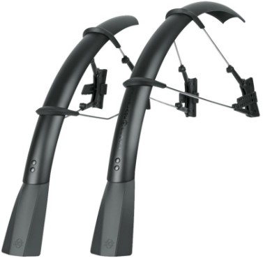SKS Raceblade Pro XL Stealth Series Clipon Road Bike Mudguard Set