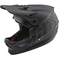 Troy Lee Designs D3 Fiberlite Helmet Mono Black