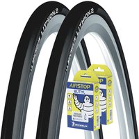 Michelin Lithion 2 Dark Grey 23c Tyres Tubes