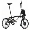 Brompton Electric C Line Explore High Bar Gloss Black Nearly New