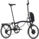 Brompton Electric P Line 4 speed With Roller Frame Nearly New High Handlebar