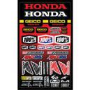 100 Geico Honda Sticker Sheet