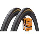 Continental Gatorskin 23c Tyres 2 Tubes