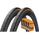 Continental Gatorskin 23c Tyres 5 Tubes