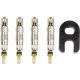 LifeLine Presta Removable Valve Core Pack of 4