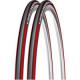 Michelin Pro 3 Race Tyres RedGrey 23c Pair